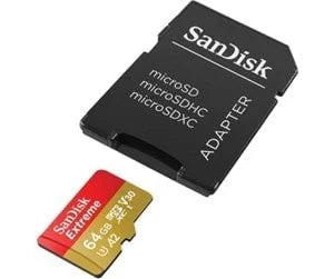 SanDisk Extreme MicroSD/SD - 170MB/s - 64GB