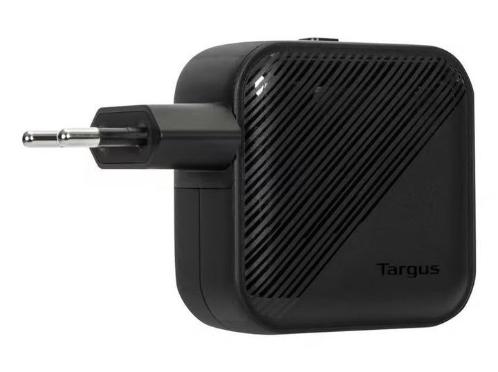 Targus Universal 65 W dobbeltports vægoplader - med rejseadaptere